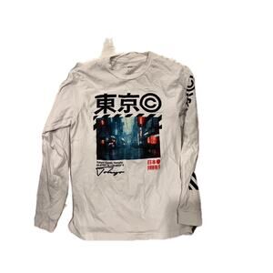 Fashion Nova Men Kanto Honsu Tokyo Long Sleeve Shirt Mens Sm